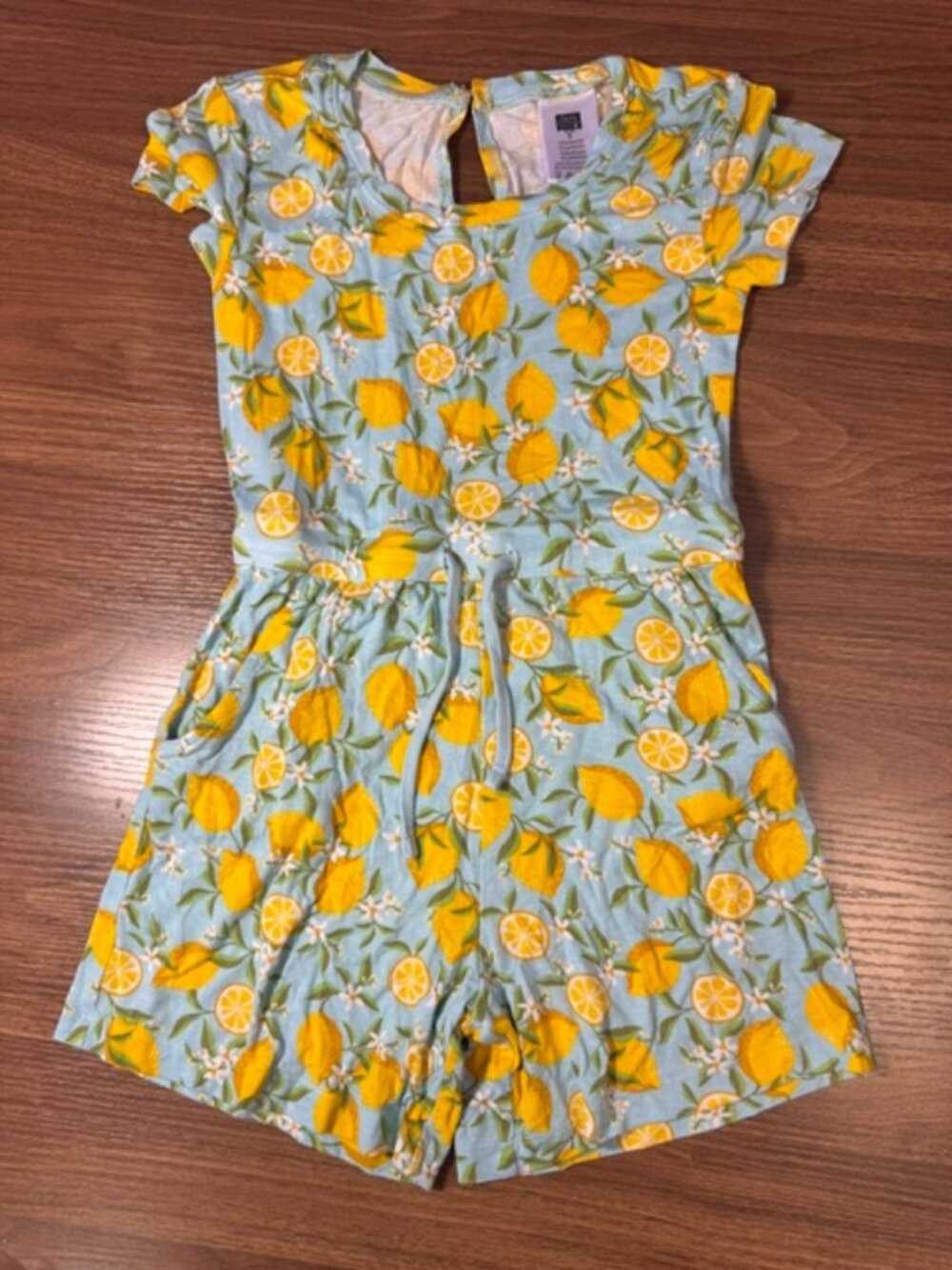 Alex's Lemonade Stand Girls Lemon Print Romper – Size Small (S)